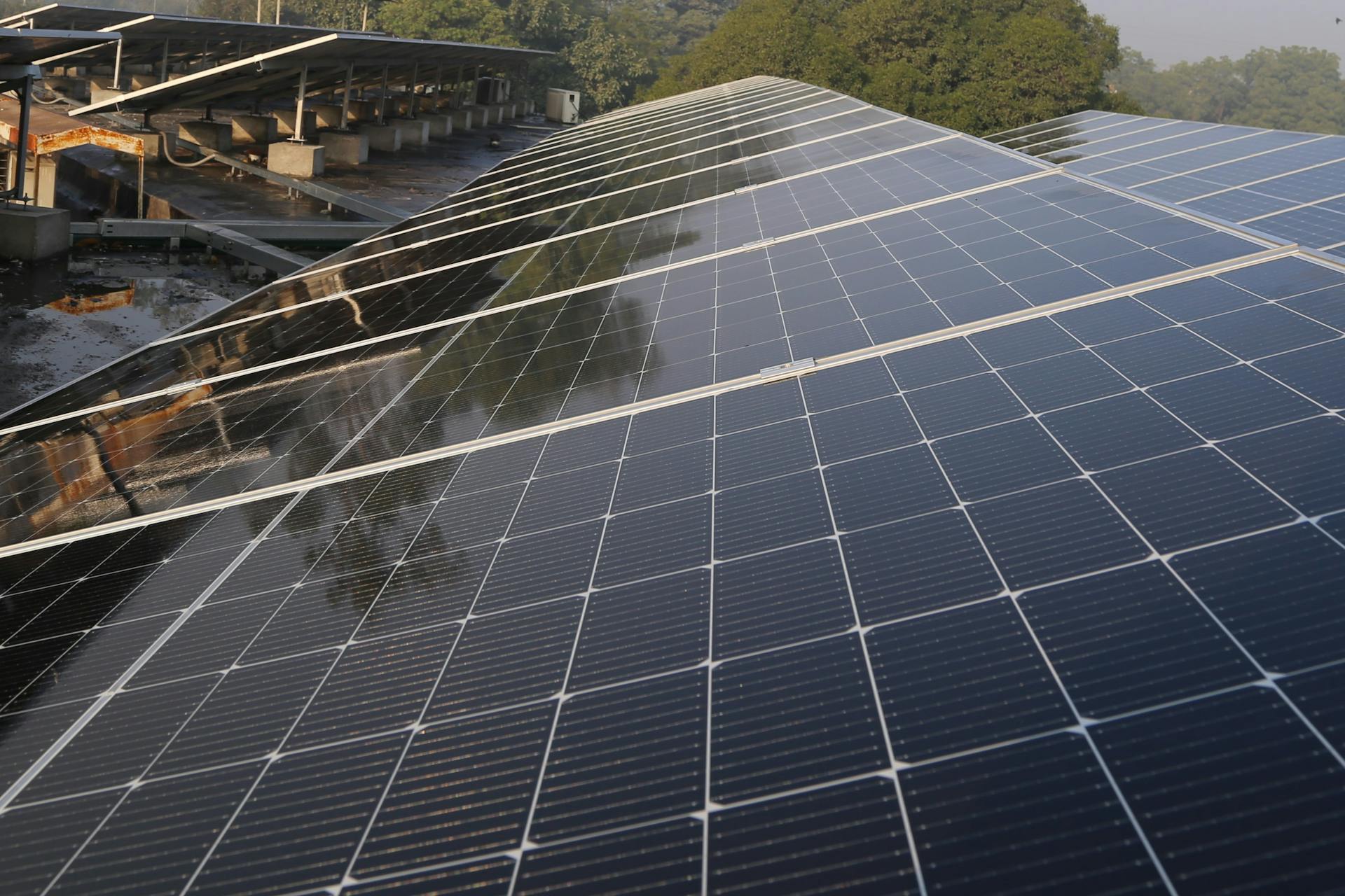 Solar installation in Barmer, Rajasthan